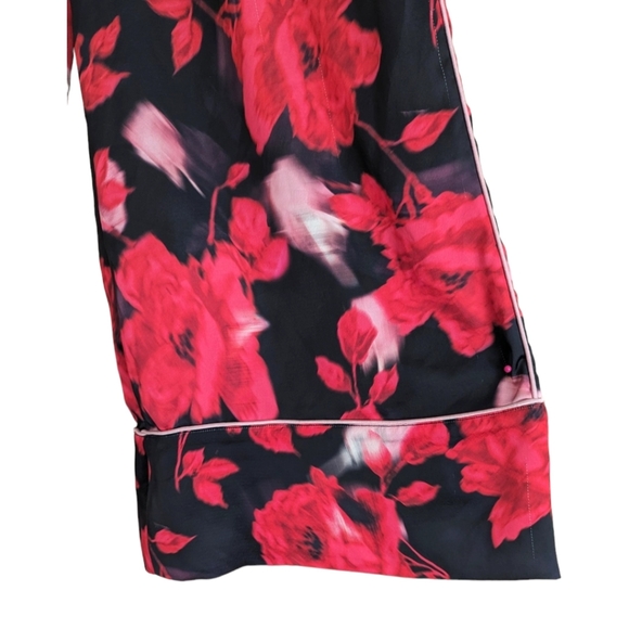 Victorias Secret Rose Pajama Bottom Sz Medium - Picture 7 of 15